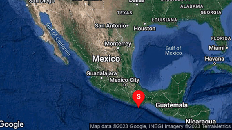 Reportan sismo de 5.3 en San Pedro Pochutla, Oaxaca